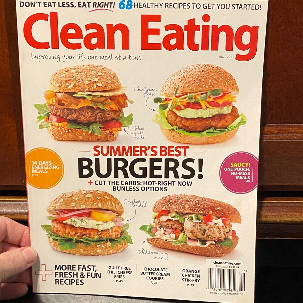 Clean Eating and Cooking Light Quick Baking Two Magazine Set - Picture 2 of 16